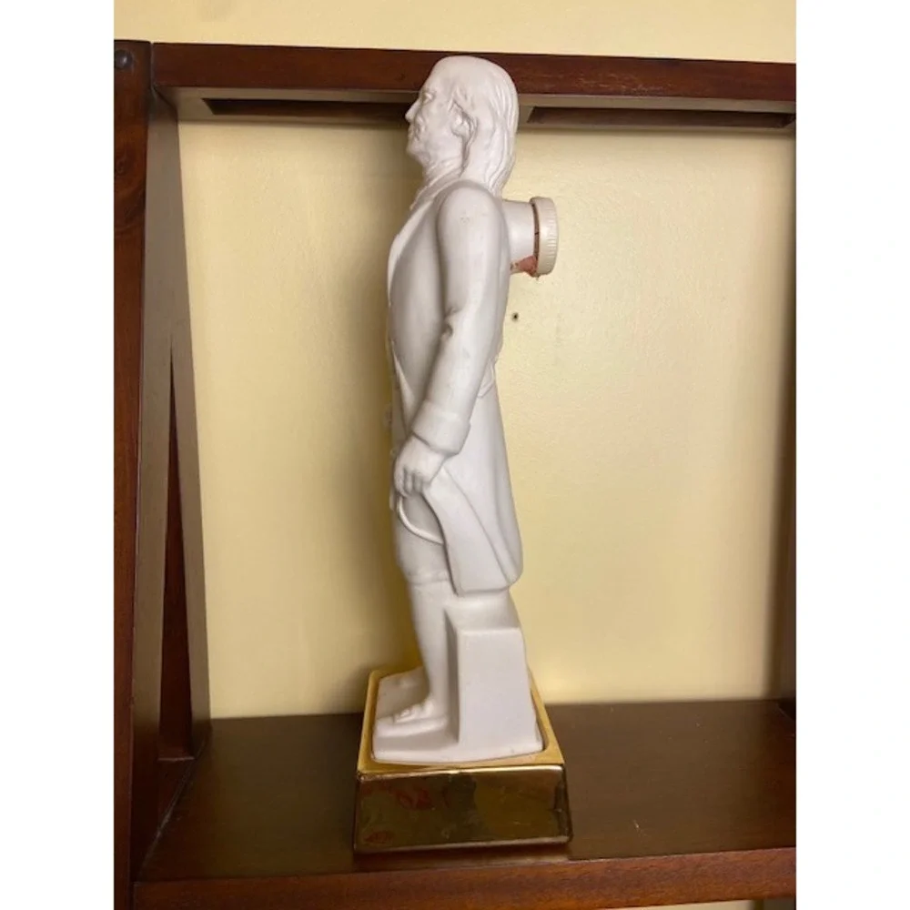 Rare Antique American Patriot Series Benjamin Franklin Bourbon Decanter Vintage